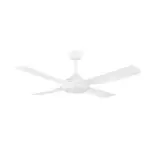 Möbelix Deckenventilator Bondi Weiß 4 Holzflügel Led-Leuchte