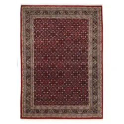 Orientalischer Webteppich Blau/rot Herati 250x350 Cm