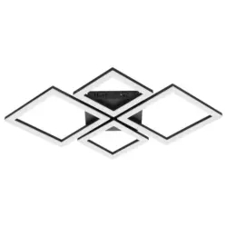 Deckenleuchte Paranday L: 47 Cm Mit Smartphone-Steuerung