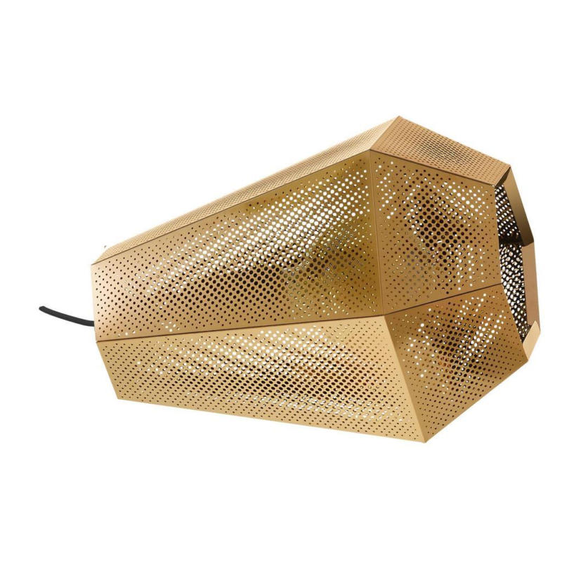 Tischlampe Chiavica Messingfarben Mit Kippschalter