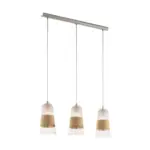 Möbelix Hängeleuchte Burnham H: 110 Cm 3-Flammig, Milchglas