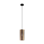 Möbelix Hängeleuchte Tabiago H: 110 Cm 1-Flammig, Schwarz/rosegold