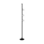 Möbelix Led-stehlampe Phianeros Schwarz/weiß Länglich