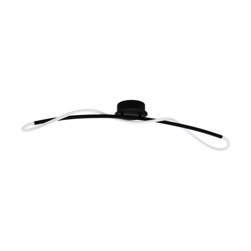 Deckenleuchte Egidonella L: 90 Cm Schwarz/weiß