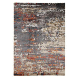 Orientalischer Webteppich Grau/Orange/Beige 250x350 cm