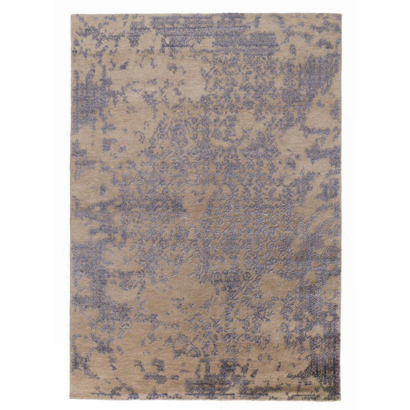 Orientalischer Webteppich Blau /creme Soho Aurora 70x140 Cm