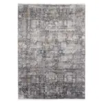 M&ouml;belix Webteppich Grau/Goldfarben Sinfonia 240x300 cm