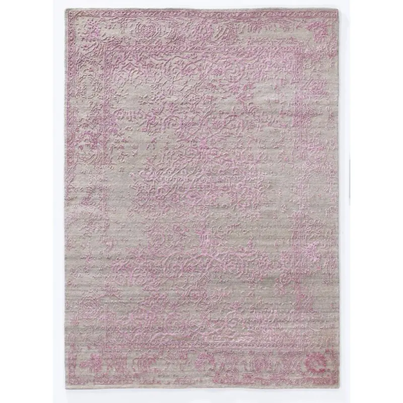 Orientalischer Webteppich Rosa /beige Soho Vintage 70x140 Cm