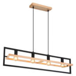 Möbelix Hängeleuchte H: 150 cm 4-Flammig, drehbar