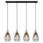 Möbelix Hängeleuchte 15563-4h H: 120 cm 4-Flammig