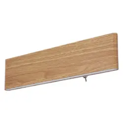 LED-Wandleuchte 1-Flammig mit Kippschalter Holzoptik
