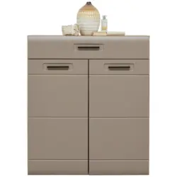 Kommode B: 85 cm Auris Basalt/Eiche Dekor