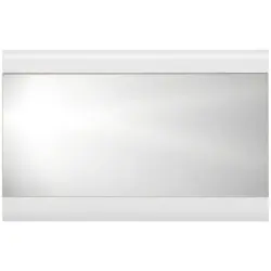 Garderobenspiegel Auris Bxh: 120x78 Cm Teilverrahmt Wei&szlig;