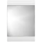 Möbelix Wandspiegel Auris Eckig 60x90 Cm Weiß Teilverrahmt