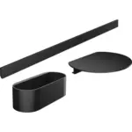 Möbelix Duschablage Kleben Wallstoris Kunststoff B: 101 Cm, Schwarz