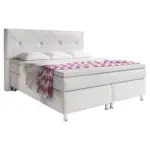 M&ouml;belix Boxspringbett Mit Topper Lederlook 180x200 Oxford