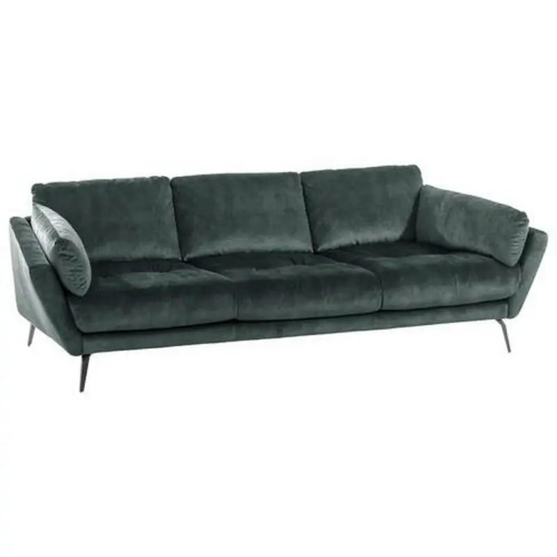 Big Sofa Softy Mit Kissen B: 254 Cm Blau Velours
