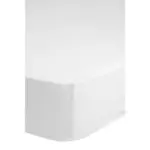 Möbelix Spannleintuch Satin Weiß 180x220 cm Baumwolle