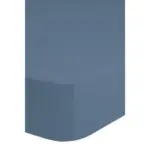 Möbelix Spannleintuch Satin Blau 180x220 cm Baumwolle