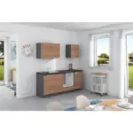 M&ouml;belix K&uuml;chenzeile Plan Ohne Ger&auml;te Ohne Ger&auml;te B: 200 Cm