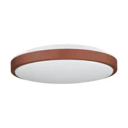 Led-deckenleuchte Lezuza Ø 43 Cm Weiß/mokka