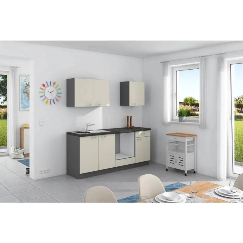 K&uuml;chenzeile Win Ohne Ger&auml;te Ohne Ger&auml;te B: 200 Cm