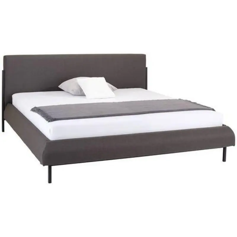 Polsterbett 180x200 Cm Sandy Dunkelgrau