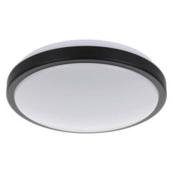 Led-deckenleuchte Lezuza Ø 32,5 Cm Schwarz/weiß