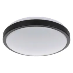 Led-deckenleuchte Lezuza &Oslash; 32,5 Cm Schwarz/wei&szlig;