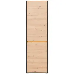 Garderobenschrank Welcome Schwarz/eiche Dekor B: 60,4 Cm