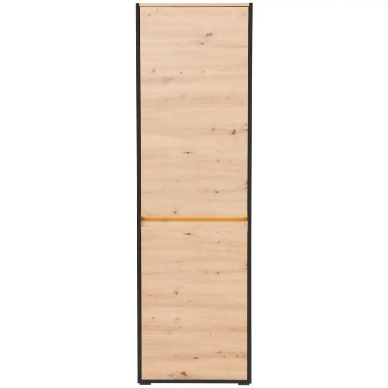 Garderobenschrank Welcome Schwarz/eiche Dekor B: 60,4 Cm