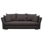 M&ouml;belix 2-Sitzer-Sofa mit Schlaffunkt. Modi und Bettkasten Braun