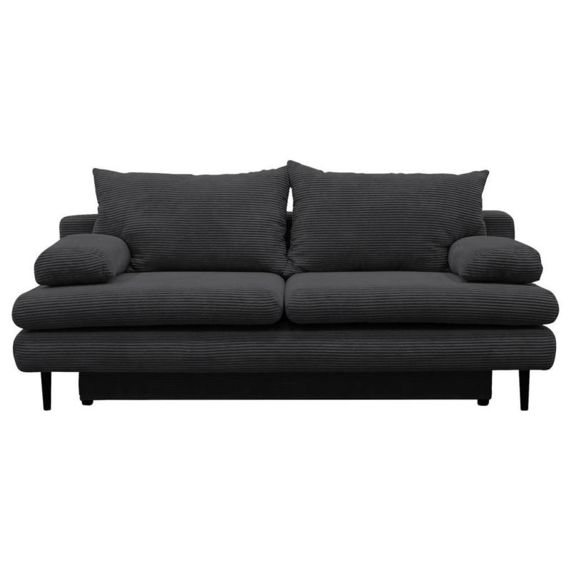 2-Sitzer-Sofa mit Schlaffunkt. Fiore und Bettkasten Grau