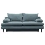 Möbelix 2-Sitzer-Sofa mit Schlaffunkt. Fiore und Bettkasten Türkis