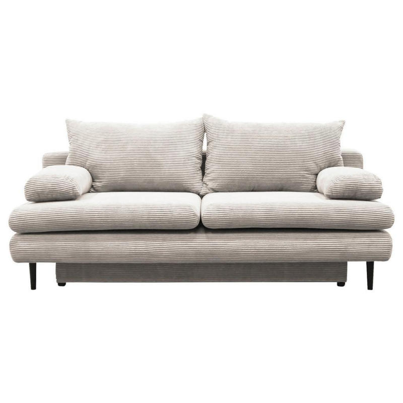 2-Sitzer-Sofa mit Schlaffunkt. Fiore und Bettkasten Beige