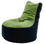 Möbelix Sitzsack Meggi Grün/schwarz, Indoor, Styroporkugeln-Füllung