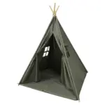 Möbelix Spielzelt Tipi mit Fenster Grau Sunny