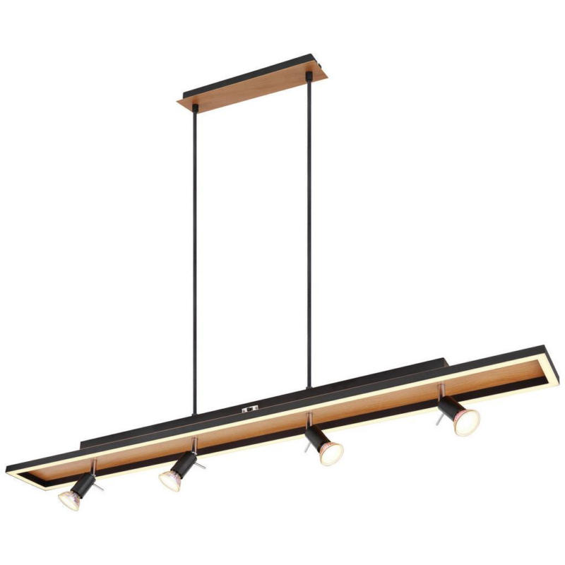 LED-Hängeleuchte H: 120 cm 5-Flammig mit Stufenschalter