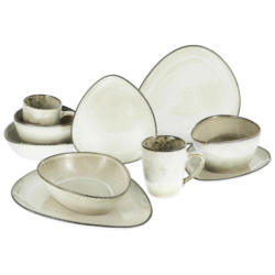 Kombiservice Cloudy Sand 2 Personen Geschirr Set