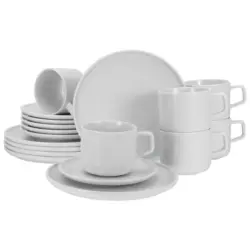 Kaffeeservice Keramik 6 Personen Geschirr Set