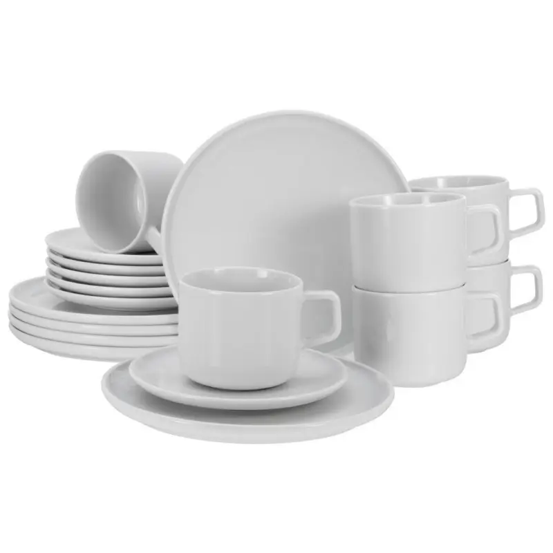 Kaffeeservice Keramik 6 Personen Geschirr Set