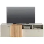 Möbelix TV-Element Santana B: 177,9 cm Kieselgrau/Eiche Dekor