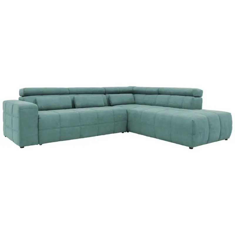 Ecksofa Brandon Kopfteile Verstellbar Mintgrün