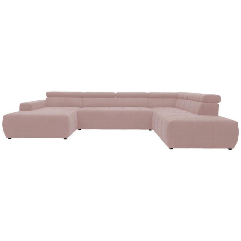 Wohnlandschaft Brandon Kopfteilverstellung Pink