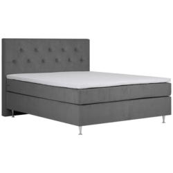 Boxspringbett Mit Topper + Matratze 160x200 Cm Paula