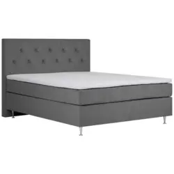 Boxspringbett Mit Topper + Matratze 180x200 Cm Paula