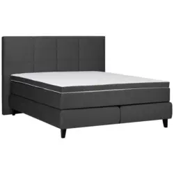 Boxspringbett mit Topper + Matratzen 140x200 cm Kingston
