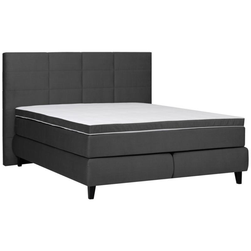 Boxspringbett mit Topper + Matratze 180x200 cm Kingston