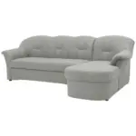 Möbelix Ecksofa Papenburg Silberfarben