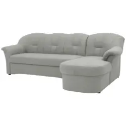 Ecksofa Mit Schlaffunktion Papenburg Silberfarben